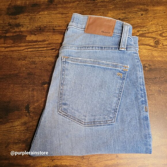 Madewell Jeans Size 27 Skinny 9" High Rise Tummy Control Ontario Wash H5789 - Picture 3 of 13